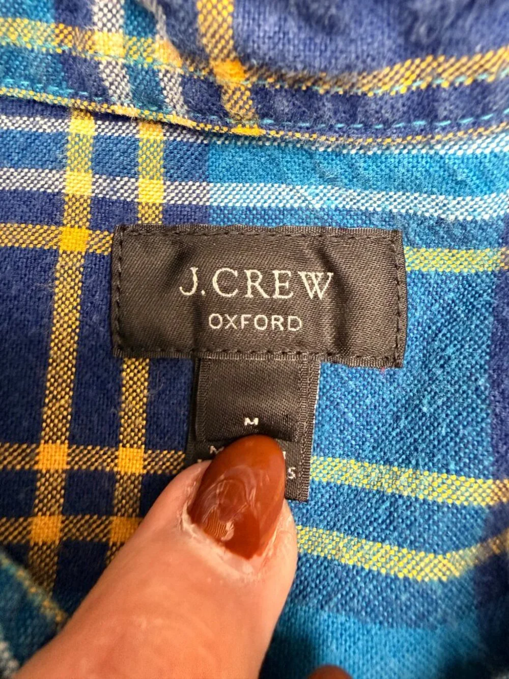 J. CREW | Men's | Oxford Regular-Fit Button-Down Casual Shirt | Size M